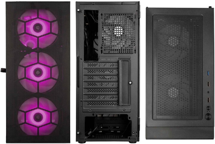 [OUTLET] Kasë Kolink Observatory HF Mesh ARGB, Midi-Tower, e zezë