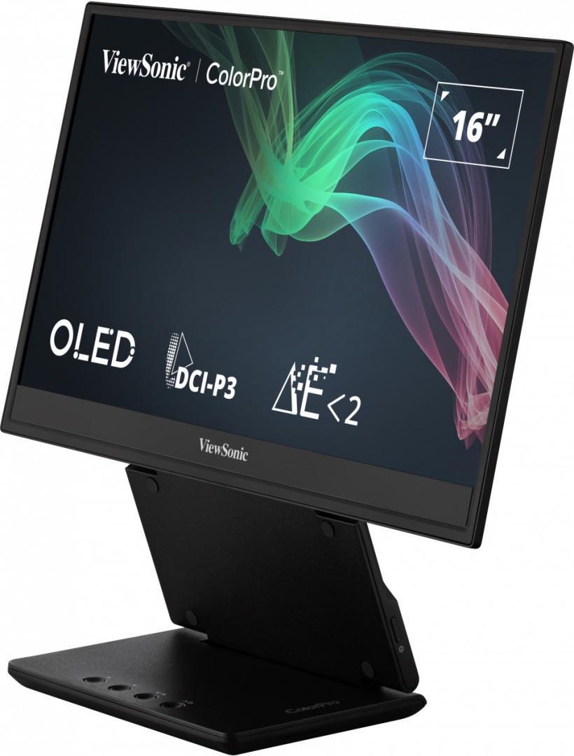 Monitor portativ ViewSonic VP16 OLED, 15.6", USB C, i zi