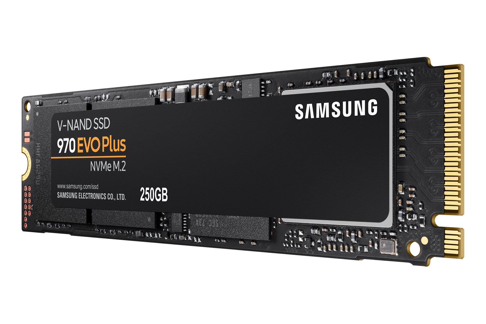 Disk SSD Samsung 970 EVO Plus, 250GB, M.2 PCIe 3.0, 3500MB/s, e zezë