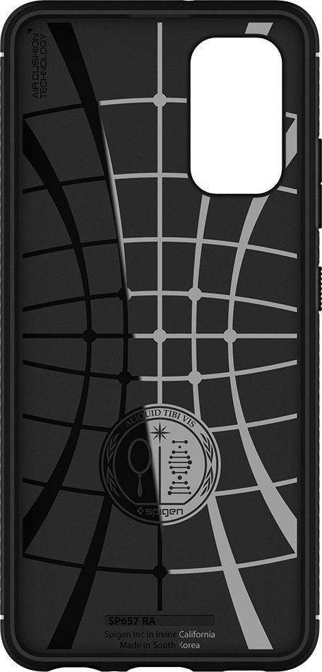 Mbrojtëse Spigen Rugged Armor për Galaxy A52, e zezë