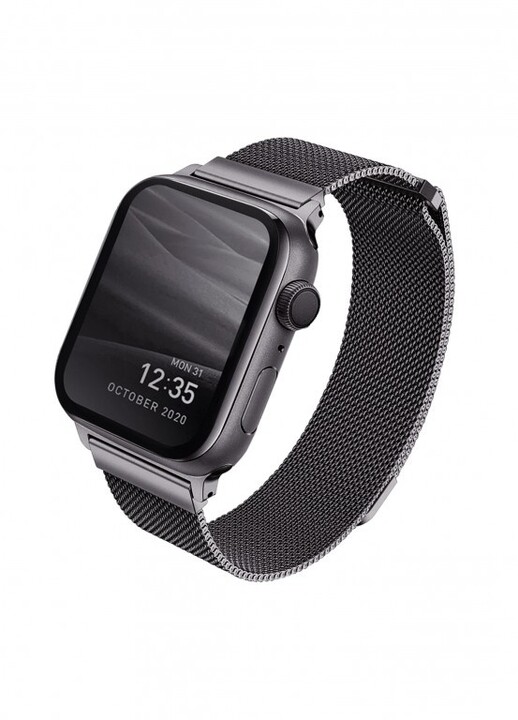 UNIQ челична лента Dante за Apple Watch 38 / 40mm, сива боја