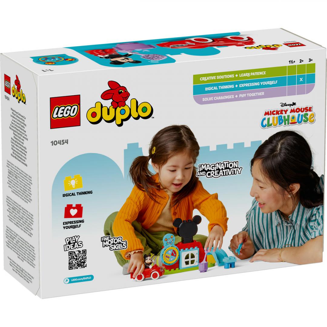 Set ndërtimi Disney Mickey Mouse Clubhouse Car, lodër për fëmijë, shumëngjyrësh