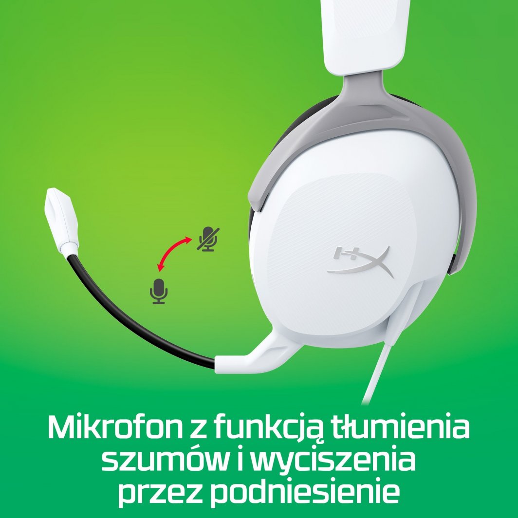 Kufje HyperX CloudX Stinger 2, të bardha