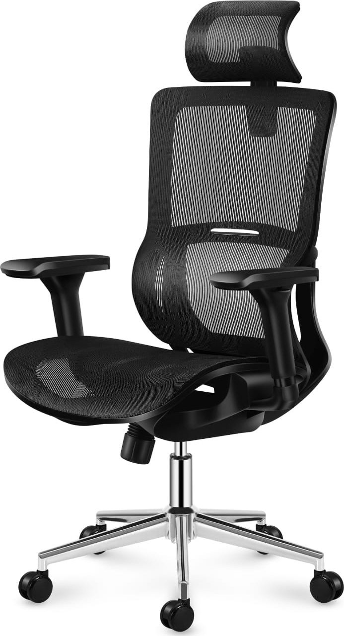 Karrige zyre Mark Adler Expert 6.2, ergonomike, najlon mesh, e zezë