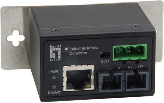 Sistem transmetimi AV LevelOne IEC-4002, 10/100 Mbps, RJ-45, i zi