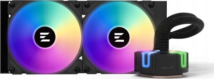 Ftohës uji CPU Zalman Reserator5 Z24 ARGB, all in one, 12 cm, i zi