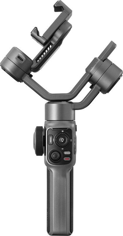 Gimbal për smartphone Zhiyun Smooth 5S Combo, 3 aksesh, me dritë LED, gri