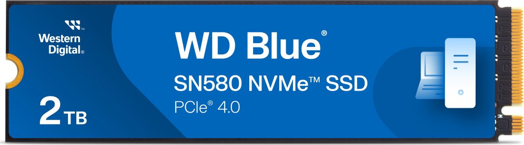 Disk SSD WD SN580, 2TB, M.2 2280 PCI-E x4 Gen4 NVMe