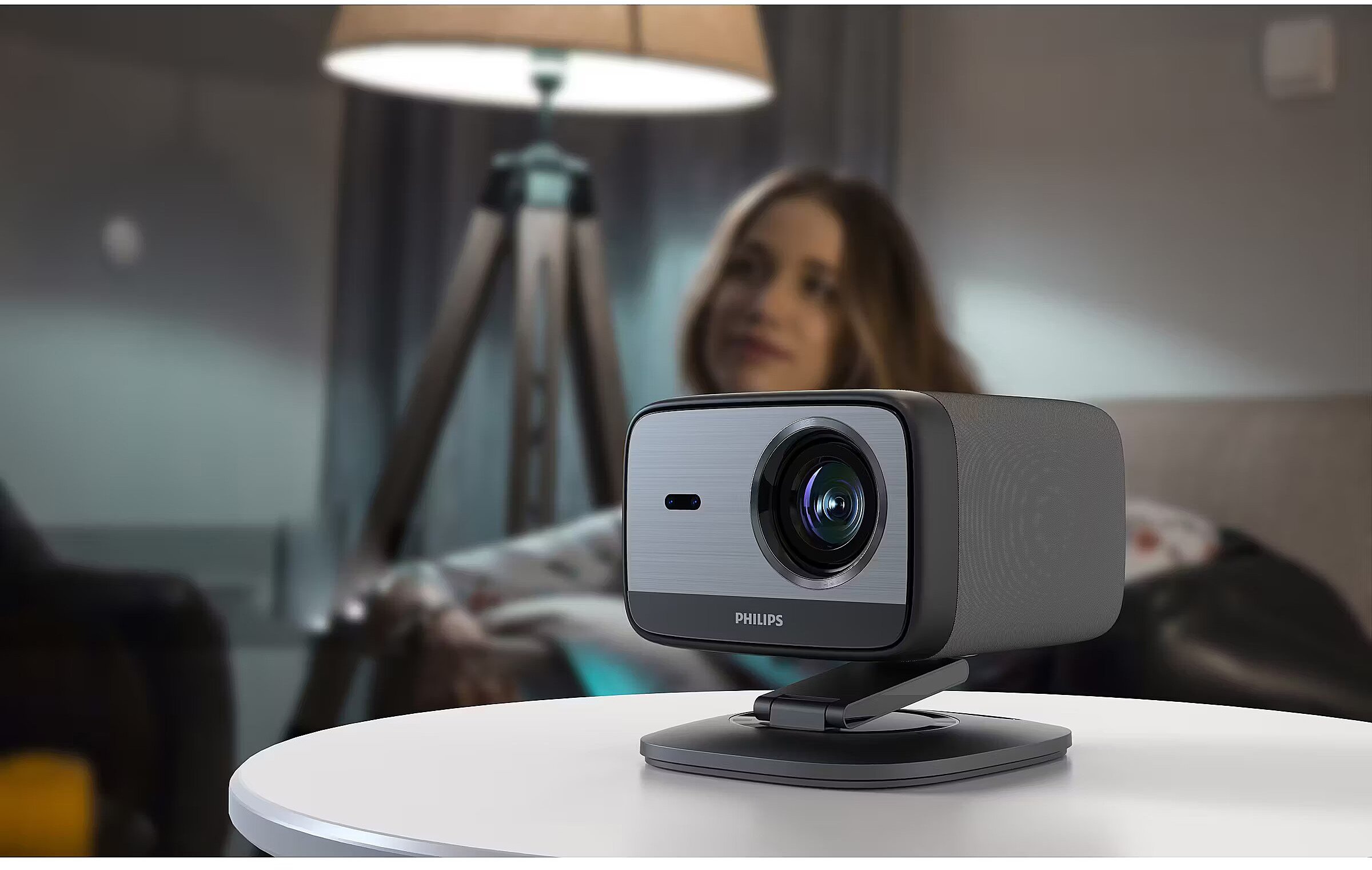 Projektor Philips Neopix 450 Smart, Full HD 1080p, 500 ANSI lumens, i bardhë