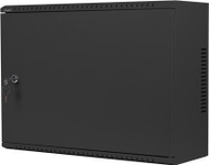 Kabinet montues në mur Lanberg WAF1 19", 4U+3U, profil i ulët, i zi