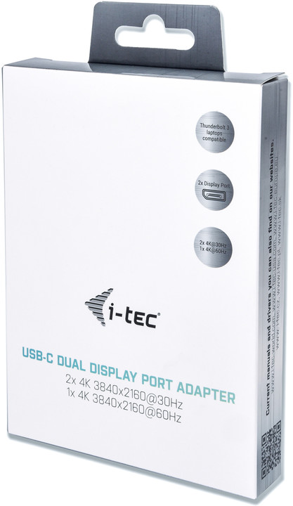 Përshtatës i-Tec USB-C, Dual Display Port 