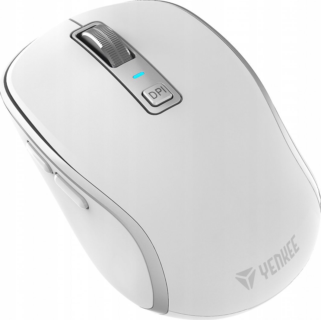 Mouse wireless Yenkee NOBLE YMS 2085WE, 2400 DPI, i bardhë