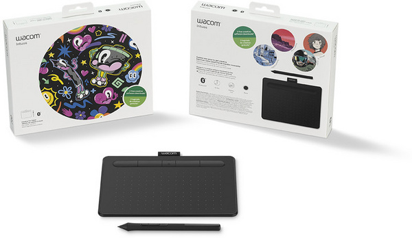 Таблет Wacom Intuos S, Bluetooth, црн