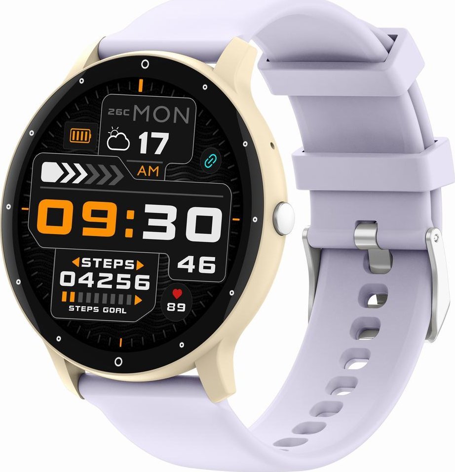 Orë e mençur Gravity GT1 8 Pro, 1.39", Bluetooth 5.2, IP67, e zezë