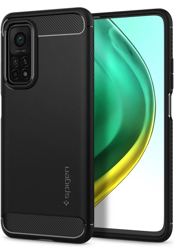 Mbështjellëse për Xiaomi Mi 10T/Pro Spigen Rugged Armor, e zezë