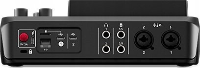 Mikser audio RODE RodeCaster Duo, 2 kanale, për podcast, i zi