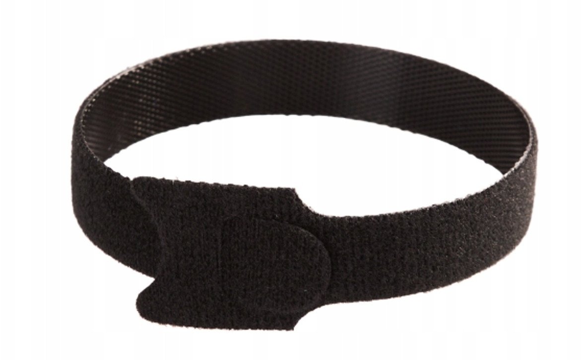 Shirit lidhës Velcro, 5m, 10mm, i zi
