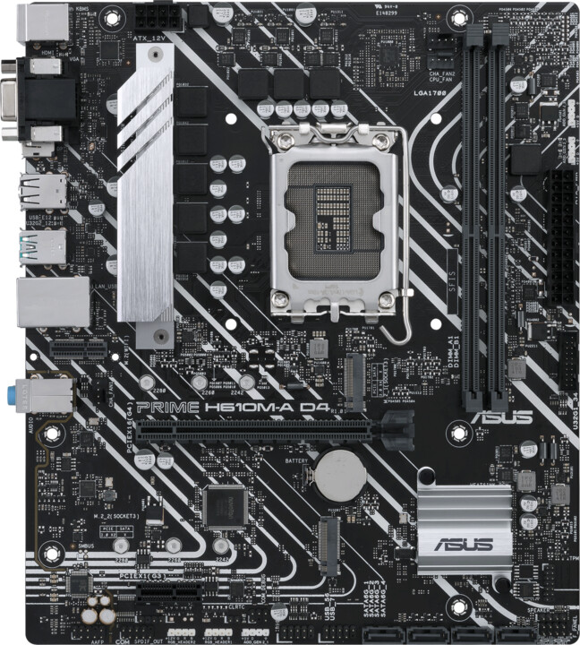 Pllakë amë ASUS PRIME H610M-A D4 (DDR4) - Intel H610