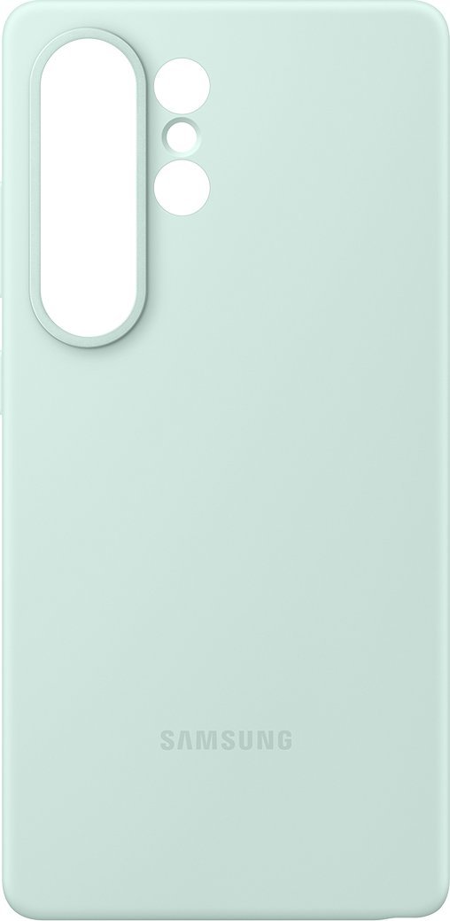 Mbrojtëse silikoni Samsung për Galaxy S25 Ultra, përshtatje precize, ngjyrë mint