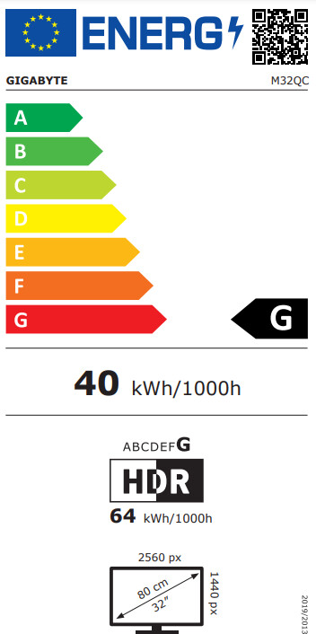 Monitor GIGABYTE M32QC - LED 31.5 ", QHD, i zi 