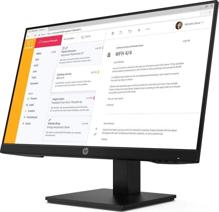 Monitor HP P24h G4 7VH44 AS#ABBFHD,24", IPS, i zi