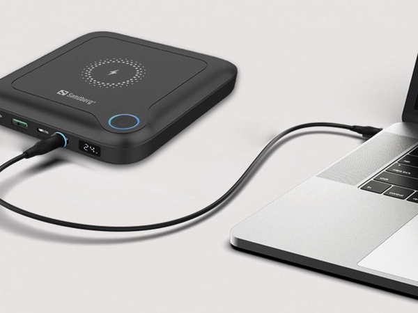 Sandberg All-in-1 Laptop Powerbank, 24000 mAh