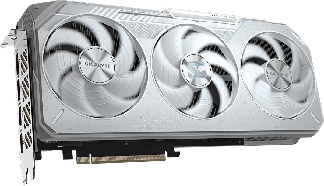 Kartë grafike Gigabyte Radeon RX 9070 XT Gaming OC ICE, 16GB GDDR6, RGB