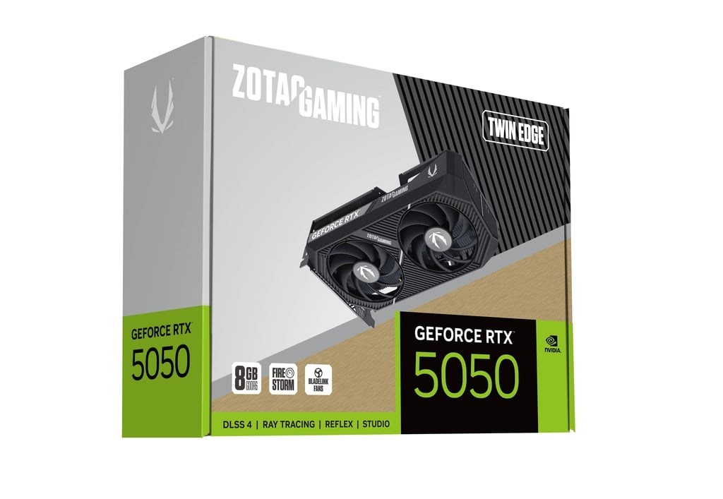 Kartelë grafike Zotac GeForce RTX 5050 Twin Edge NVIDIA , 8 GB, GDDR6
