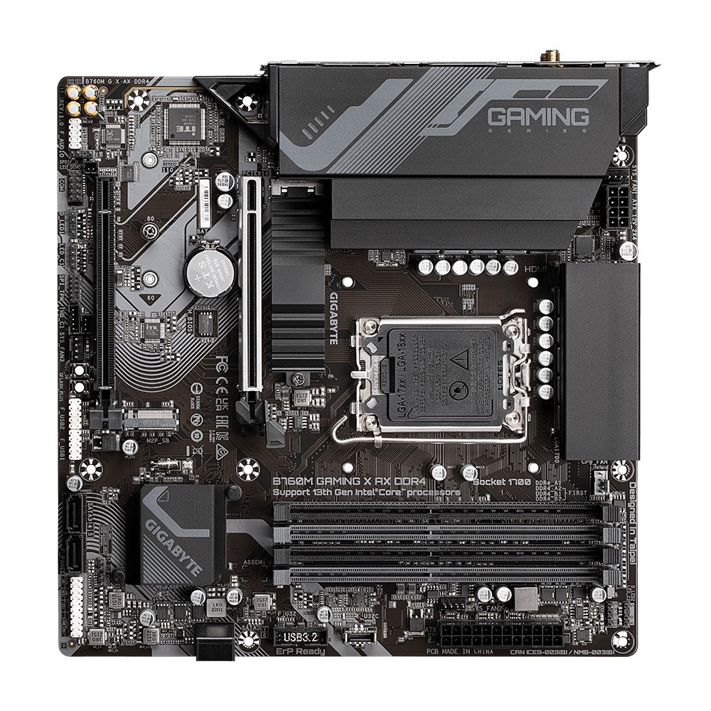 Pllakë amë Gigabyte B760 DS3H DDR4, LGA 1700, e zezë