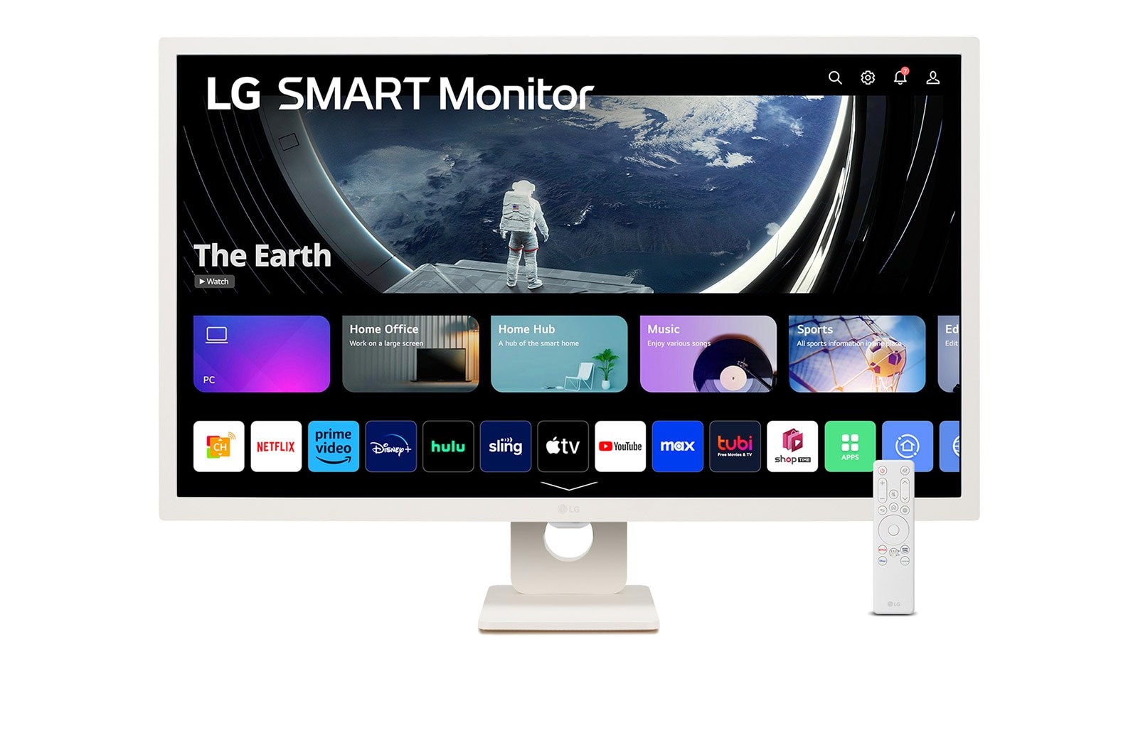 Monitor LG MyView Smart 32SR50F-W, 32", 4K UHD