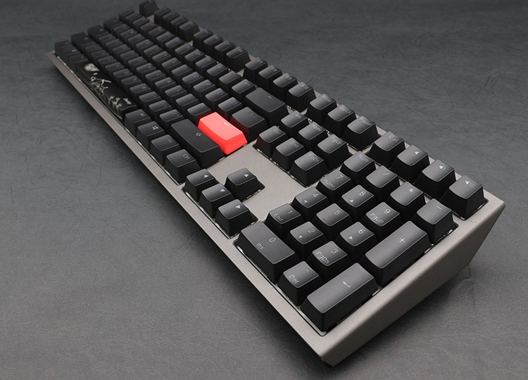 Tastierë Ducky Shine 7 PBT, Cherry MX Red, RGB, e zezë