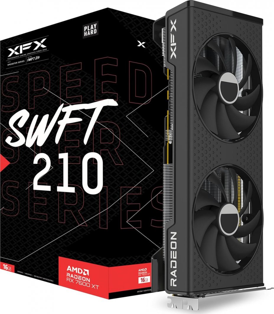 Графичка картичка XFX Speedster SWFT 210 Radeon RX 7600 XT 16GB GDDR6