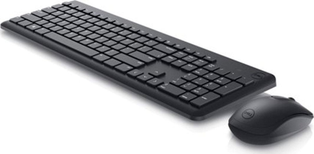 Set Tastierë dhe maus Dell KM3322W (580-AKFZ_LT), Wireless, 1000 DPI, i zi