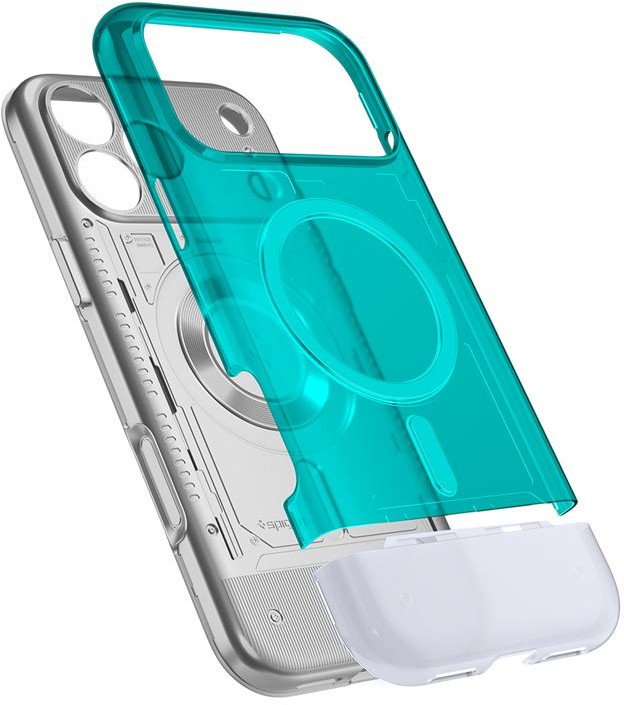 Mbulesë telefoni Spigen Classic C1 MagSafe, për iPhone 17 Pro, transparente