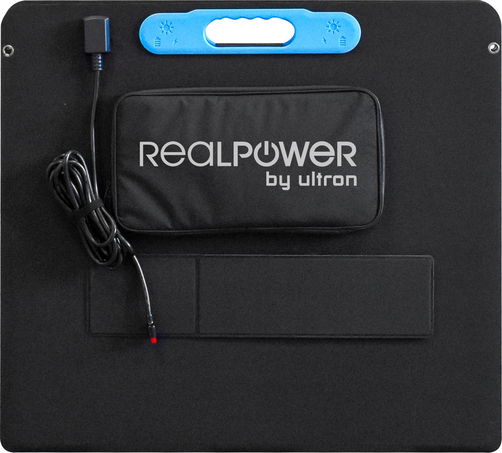 Panel diellor RealPower SP-200E, 200W, 4 panele të palosshme, i zi
