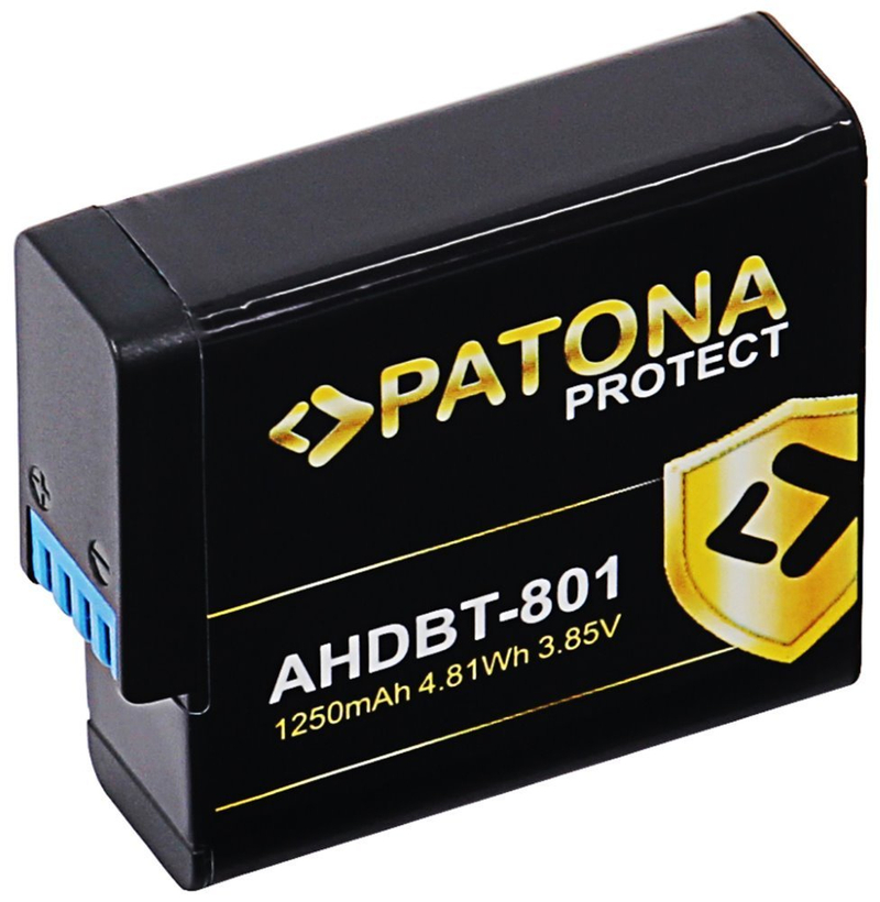 Bateri Patona për kamerë GoPro Hero 5/6/7/8, 1250mAh