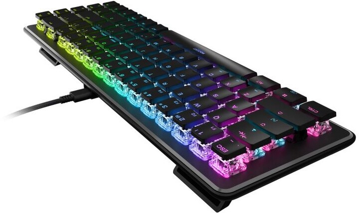 Tastierë ROCCAT Vulcan II Mini, Roccat Titan II Optical Red, US, e zezë