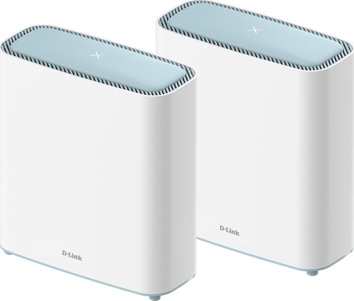 Sistem mesh Wi Fi D Link EAGLE PRO AI AX3200, 2 njësi, Wi Fi 6, i bardhë