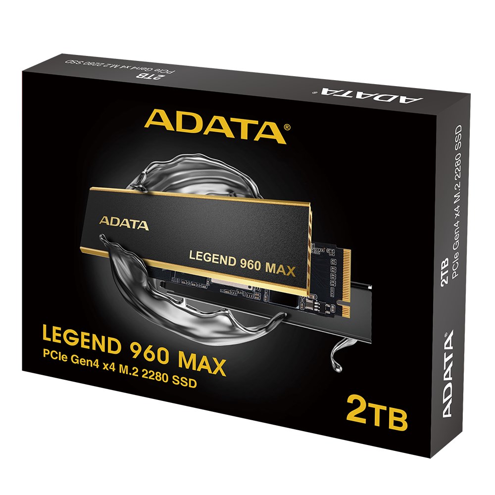 Disk SSD ADATA LEGEND 960 MAX, 2TB, M.2, PCIe 4.0 x4, e zezë