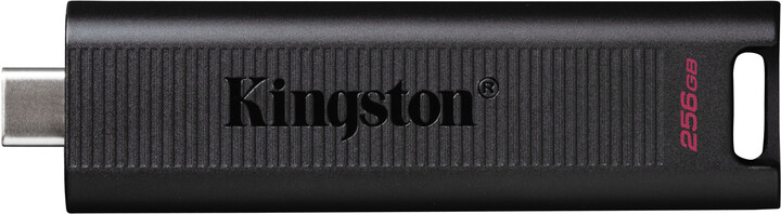 USB Kingston DataTraveler Max - 256GB, e zezë