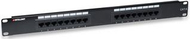 Patch panel Intellinet Network Solutions, UTP Cat6, 16 porta, 1U, i zi