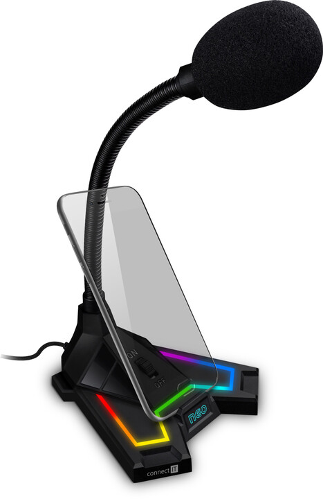 Mikrofon CONNECT IT NEO RGB ProMIC