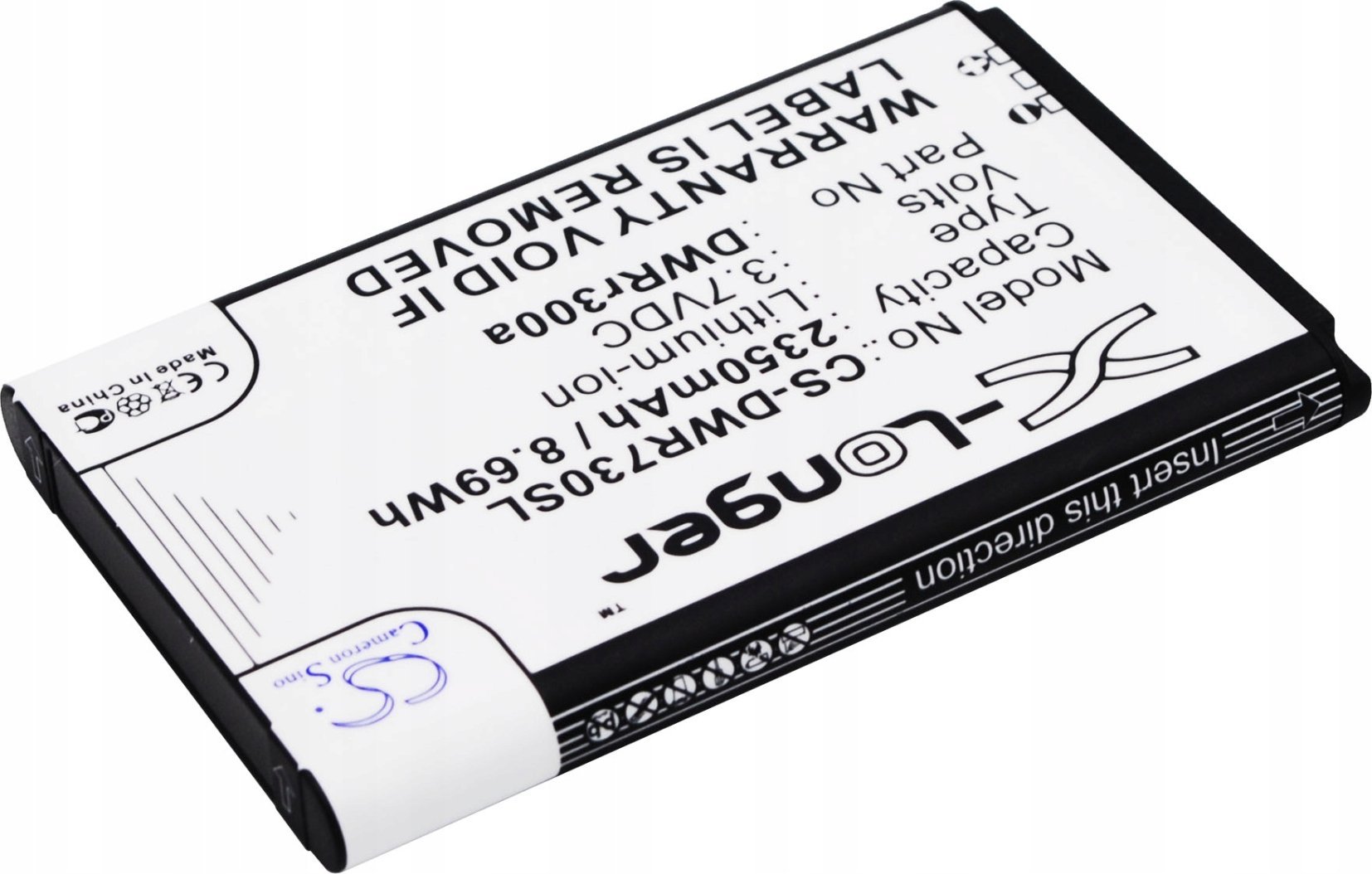Bateri D-Link DWR-300A DWR-600B DWR-720 DWR-730 DWR-830 DWR-932, 2350mAh, 3.7V, e zezë