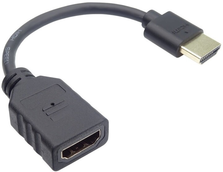 Përshtatës PremiumCord Flexi HDMI për lidhje kabllore fleksibël me TV, 13cm