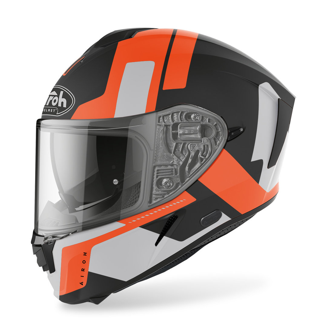 Helmetë moto Airoh Spark Shogun, madhësia XL, zi portokalli, për meshkuj