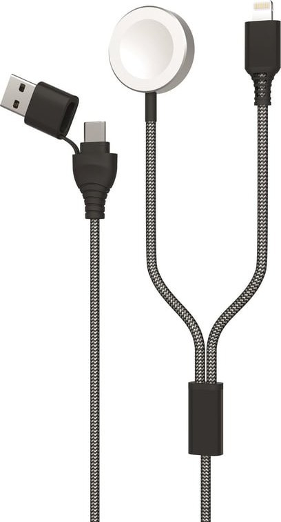 Kabllo karikimi 2GO 2in1, USB A USB C, 1.8m, i zi