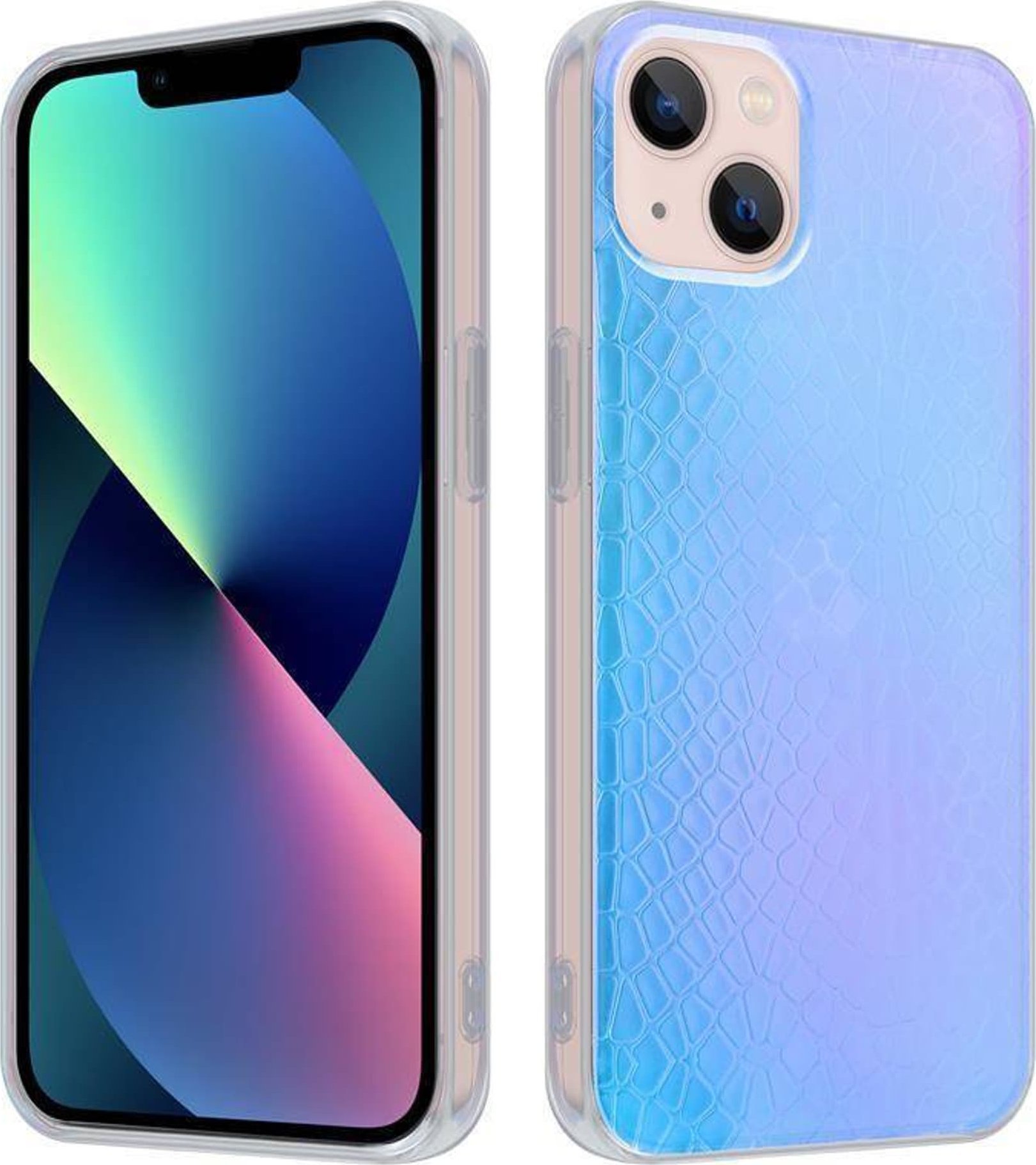 Mbulesë telefoni Maxximus MX HOLO SNAKE, për iPhone 11 Pro Max, efekt holografik, blu