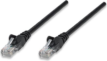 Kabllo patchcord Intellinet Network Solutions, Cat.5e, UTP, 0.45m, e zezë