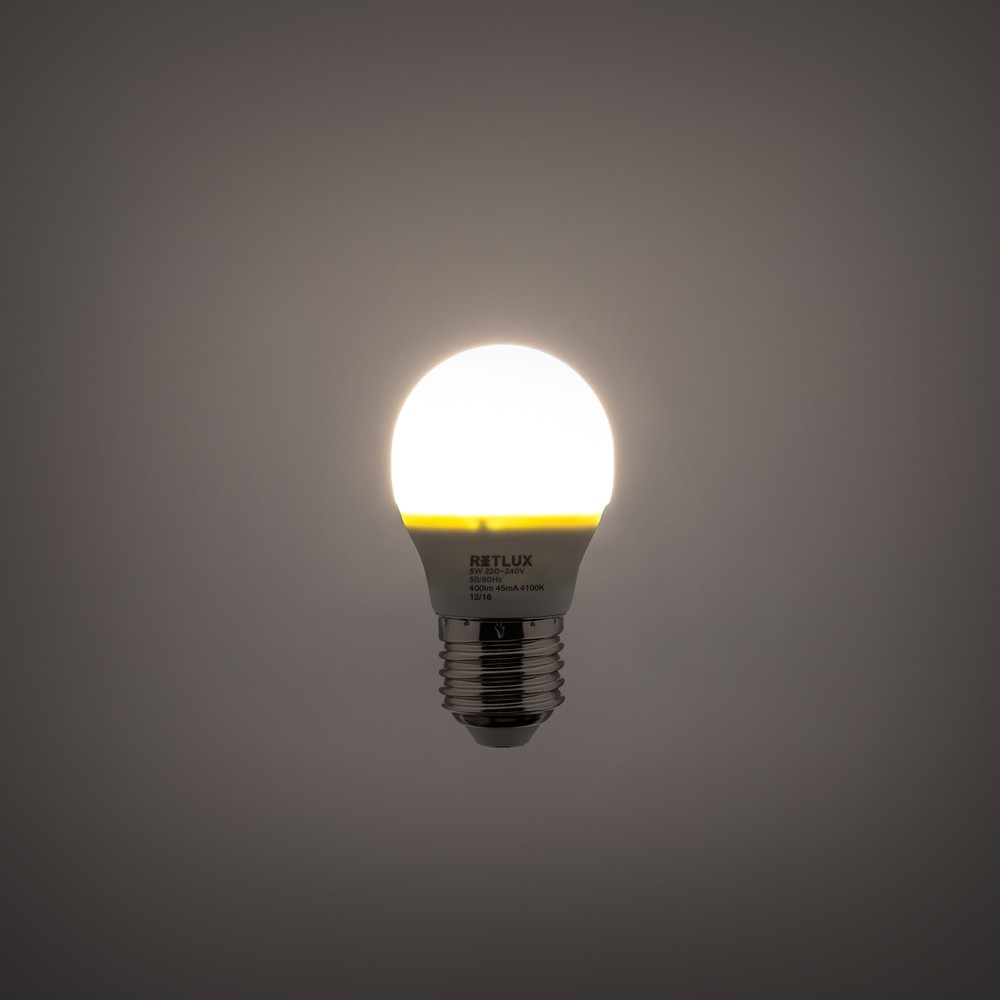 Poç Retlux RLL 272 miniG LED, 5W G45 E27