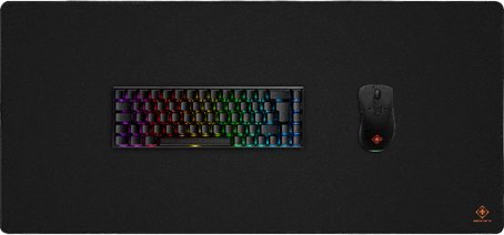 Подлога за глувче за гејминг Deltaco Gaming DMP450, 900x400 mm, 4 mm, црна